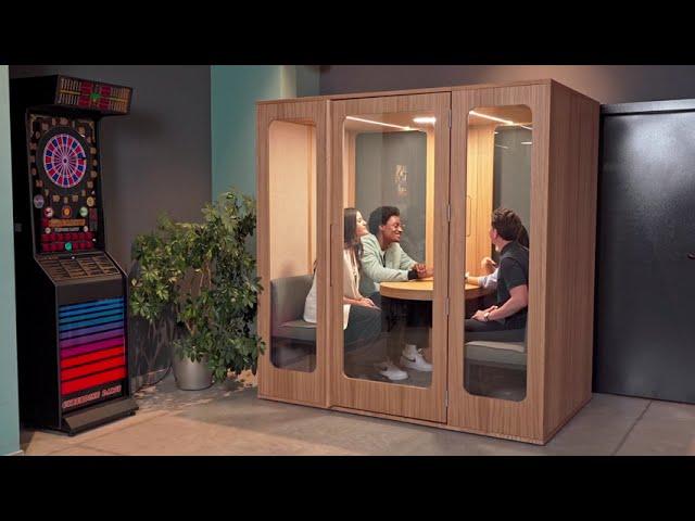 Introducing the Haven Four | A premium meeting pod by Office Acoustics