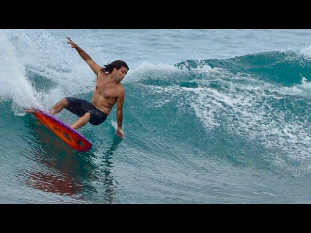 Mason Ho Surfing With BABY BEAR