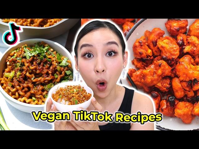 I Tried Viral Vegan Recipes 