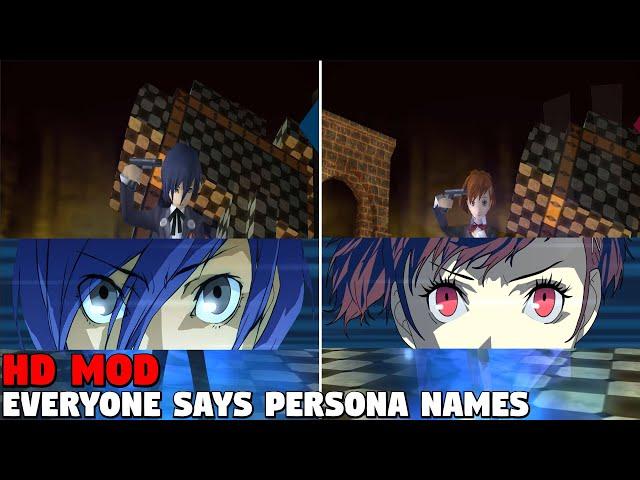 Persona 3 Portable - Everyone SAYS ALL Persona Names