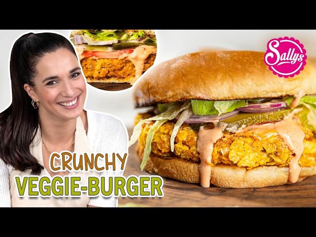 The juiciest veggie burgers  | Cauliflower vegetable burgers