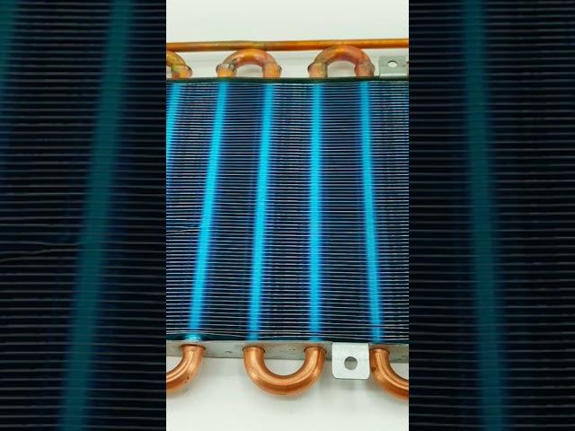 condenser and evaporator #heatexchanger #centralheating #fin