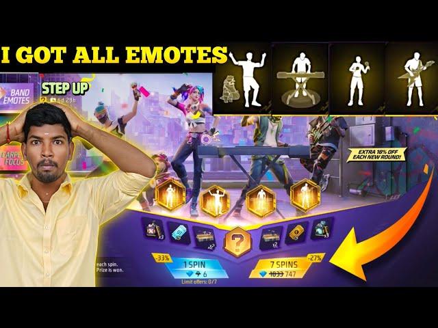 I GOT ALL EMOTE  NEW WONDER VALUT EVENT  FREEFIRE NEW WONDER VALUT EVENT FF STEP UP EVEN6 IN TAMIL