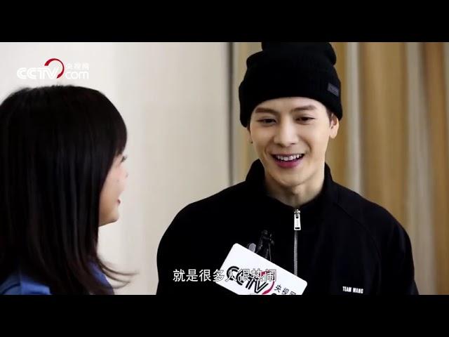 Jackson Wang CCTV Web Gala backstage interview [WEIBO] 220125