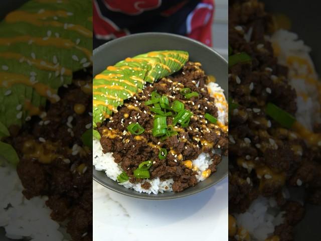 Easy & Healthy Ground Beef Rice Bowls