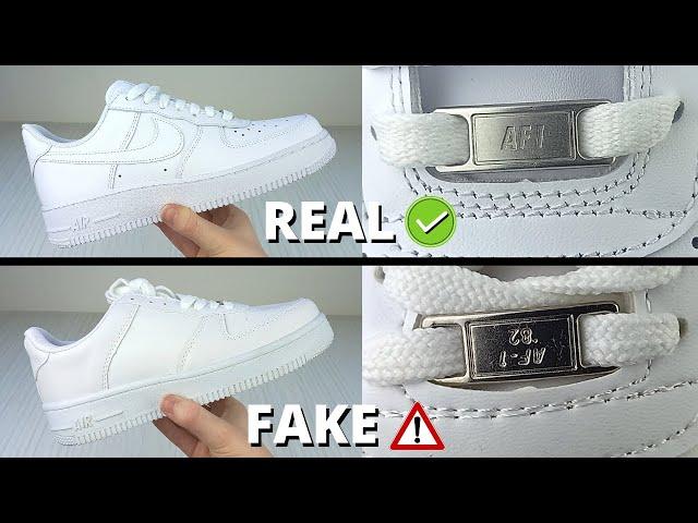 Fake Vs Real Nike Air Force 1s (5 DIFFERENCES)