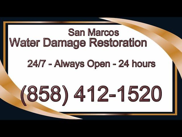 Water Damage Restoration San Marcos CA | San Marcos Water Damage Restoration