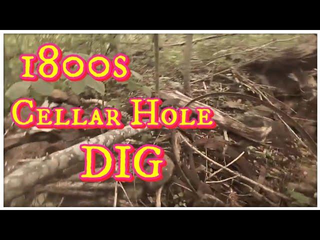  Bottle Digging Dump Digging #57  1800s Cellar Hole Dig Bottles & Bennington Marbles Jewelry©