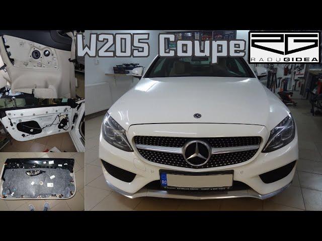 Mercedes W205 C300 COUPE Door Panel Remove - TUTORIAL