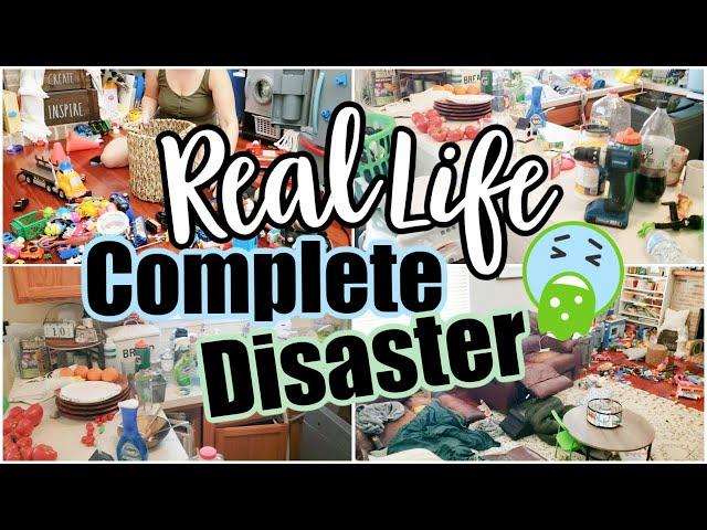 UNMOTIVATED TO CLEAN YOUR HOUSE? WATCH THIS NOW! HUGE COMPLETE DISASTER ALL DAY CLEAN UP WITH ME