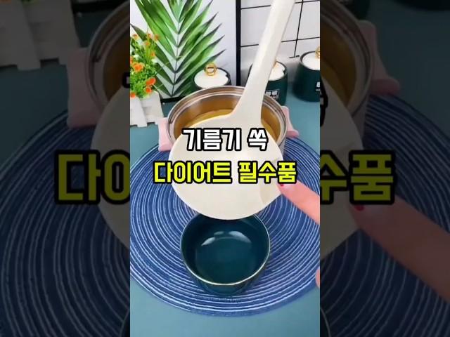 기름기제거에 탁월한 신박템. 식단관리 할 때 유용한 다이어트 필수품