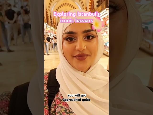 Spice bazaar, grand bazaar & haggling for a Turkish lamp! 🪔 #istanbul #hijabi #travelvlog