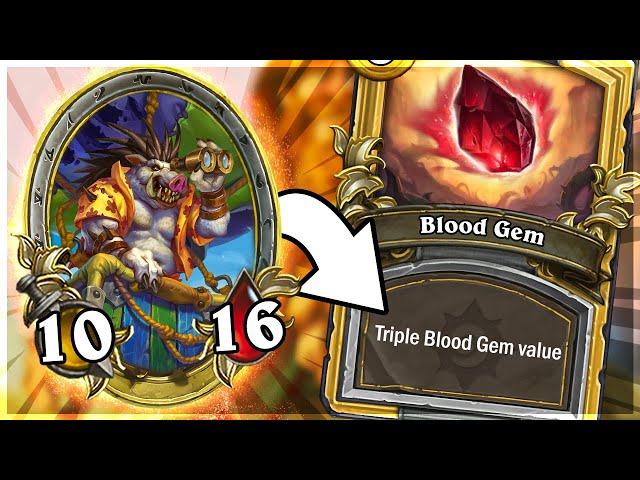 This NEW Quilboar TRIPLED My Blood Gems! | Hearthstone Battlegrounds