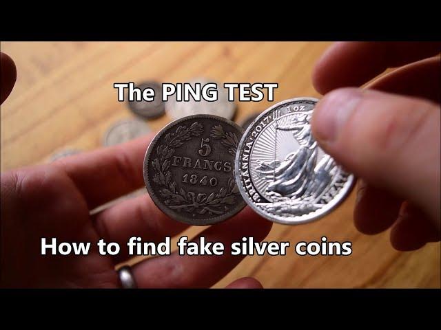 The Ping Test - How to find fake silver coins