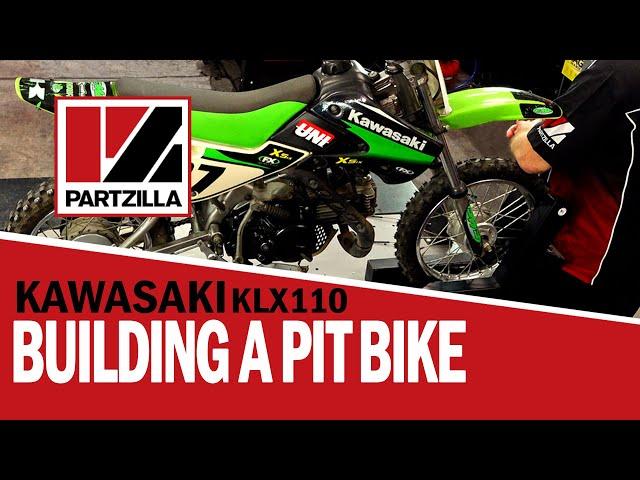 Kawasaki KLX 110 Pit Bike Mod | How to Build a Pit Bike | Building a KLX 110 Pit Bike | Partzilla