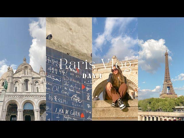 paris vlog | day 1 | Sacre Cour, Wall of Love, Moulin Rouge & Torre Eiffel.