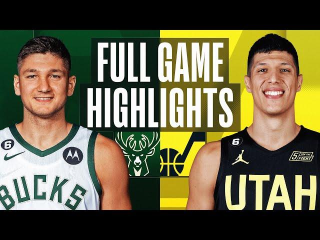 BUCKS at JAZZ | FULL GAME HIGHLIGHTS | March 24, 2023