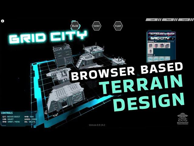 BeamDown (Grid City Edition) - Custom 3D printed terrain!