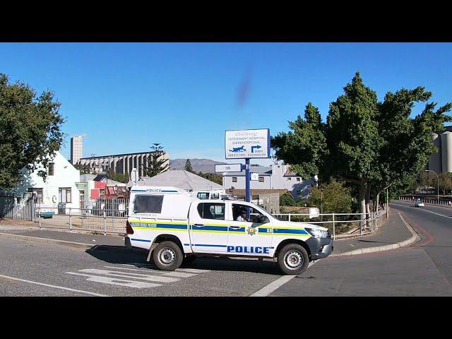 CALEDON TOWN ARRIVAL - WESTERN CAPE - SOUTH AFRICA.