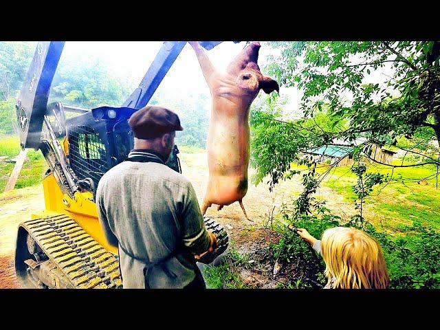 Guiding A Newbie in BUTCHERING PIGS