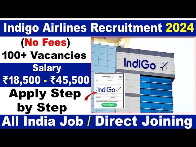 Indigo Airlines Job Vacancies 2024 | Indigo Hiring | Airport Job Vacancy | Private Job Vacancy 2024