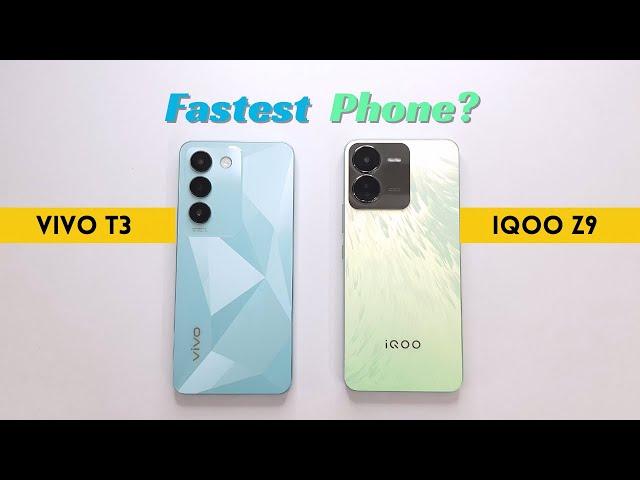 *SHOCKING* Result  VIVO T3 vs iQOO Z9 Speed Test