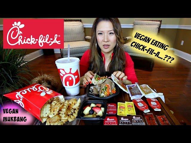 Chick-Fil-A MUKBANG • vegan