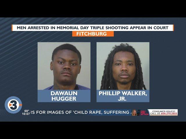 2 men arrested following Memorial Day triple shooting in Fitchburg appear in court