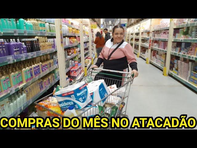 COMPRAS DO MÊS NO ATACADÃO DE MOGI DAS CRUZES-SP / MOSTRAMOS TUDO E VALORES