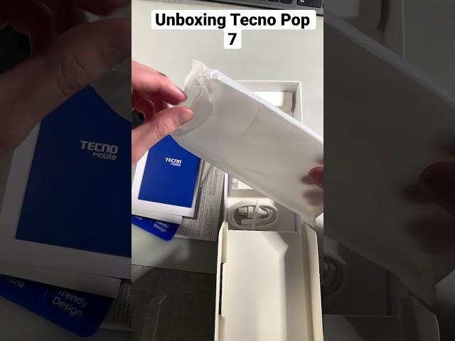 Unboxing Tecno Pop 7