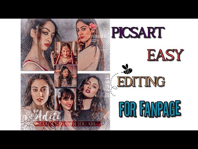 Easy PicsArt editing Tutorial for fanpage