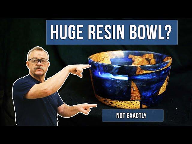 Turn a Resin/White Oak Bowl