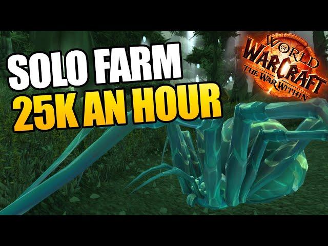 Solo Gold Farm in War Within World of Warcraft (25K Gold Per Hour)