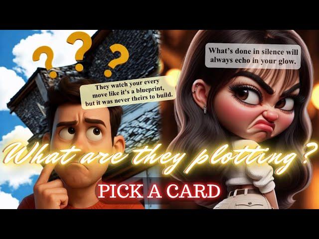 PICK A CARD  WHAT ARE THEY PLOTTING? ‍