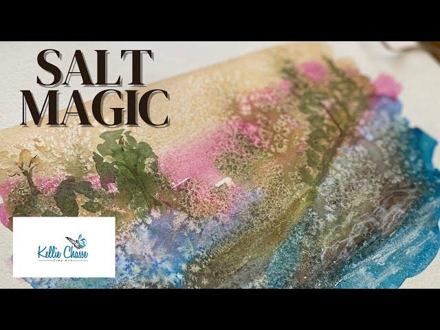 Playing with Salt in Watercolor | Abstract Texture Practice for Loosening Up (2025)