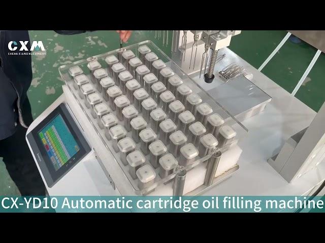 CX-YD10 Automatic cartidge CBD oil filling machine