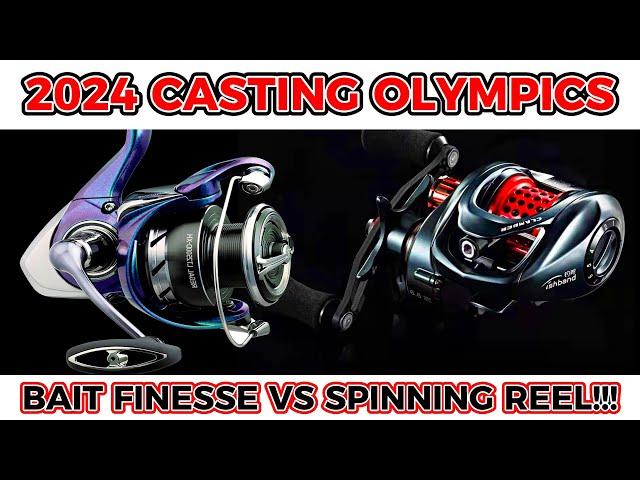 2024 CASTING OLYMPICS: BAIT FINESSE VS SPINNING REEL AT LAST!!! Lets Find Out THE TRUTH!!!