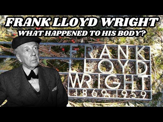 The Original Burial Location and Empty Grave of Frank Lloyd Wright