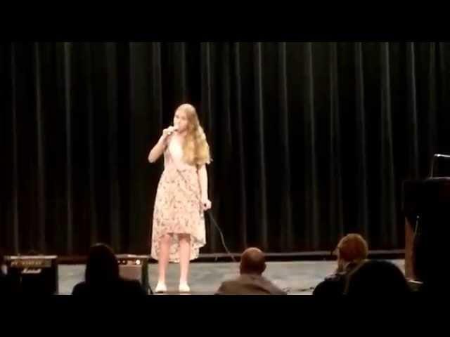 Alexandra Doyle - Ray Idol performance February 20, 2015