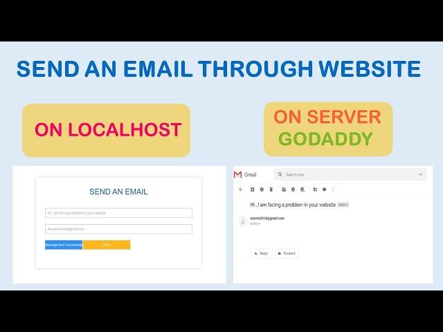 How to Send an Email Using Website | ASP.Net C# | Using Code | On Localhost and On Web Server