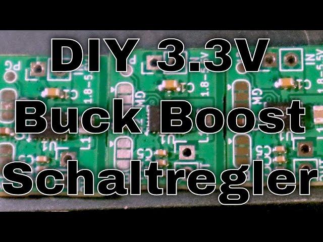 BitBastelei #614 - DIY 3.3V-Buck-Boost-Schaltregler mit TPS63021