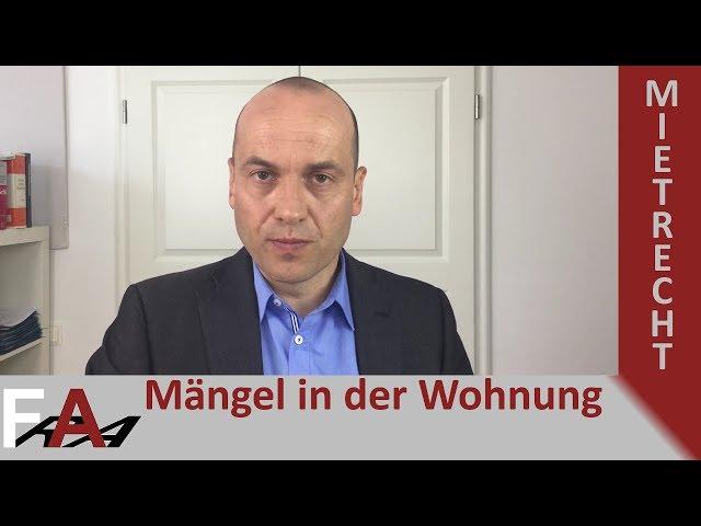 Mängel in der Wohnung - Was tun? I Fachanwalt Alexander Bredereck