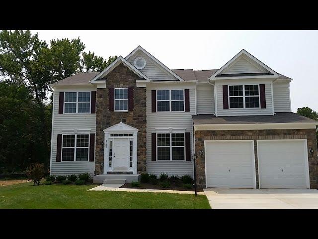 K. Hovnanian Homes at Brookwood Run - The "Delaware" - Colonial Elevation