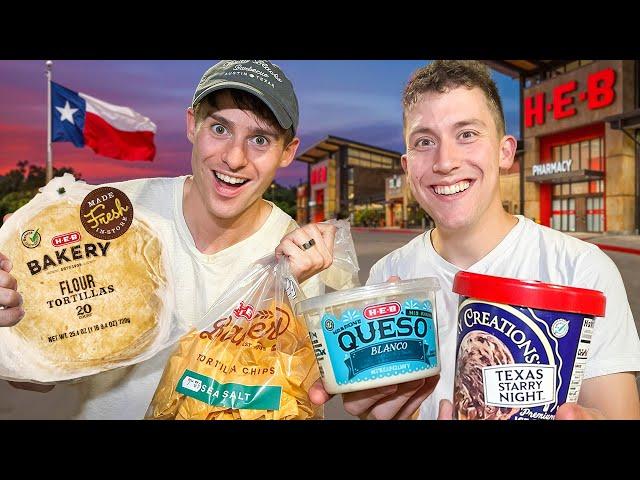 Two Brits visit Texas’ Biggest Grocery Store!