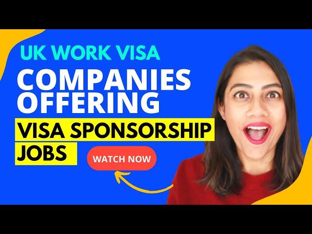 UK Companies hiring 2023 with WORK VISA sponsorship | How to search UK JOBS From Your Home Country