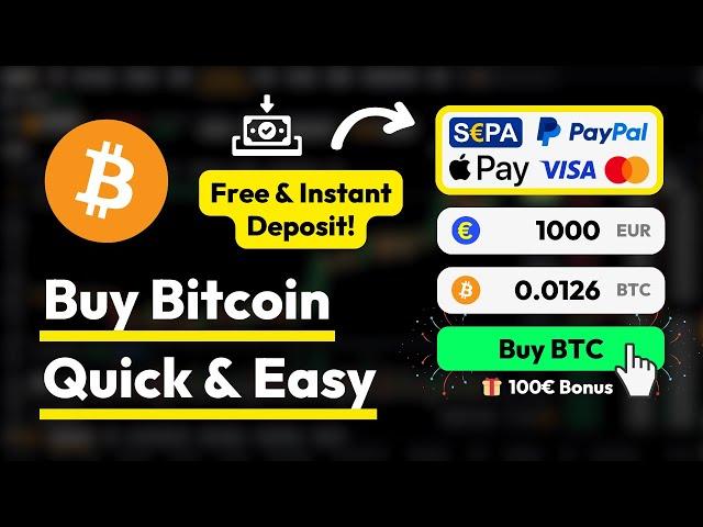 How to buy Bitcoin in 3 Minutes  Step by Step Tutorial 2025