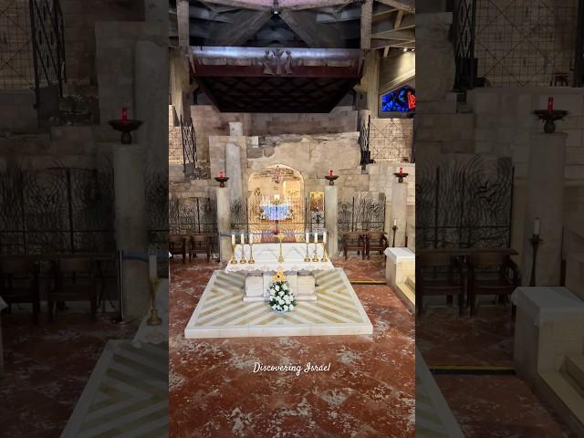 Grotto of the Annunciation the remains of the original childhood home of Mary.Nazareth,Israel 2024