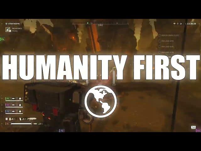 HUMANITY FIRST - HELLDIVERS