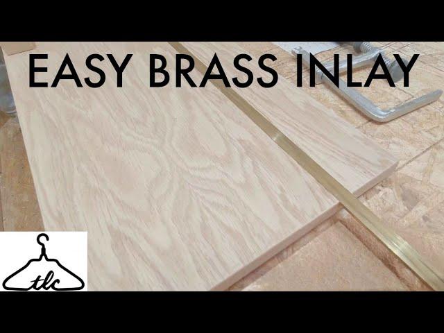 Metal Inlay In Wood | Adding Brass To Your Woodworking Project | Vid#115