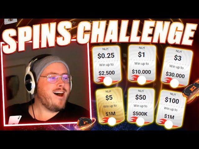 PLAYING EVERY SPIN ULTRA ON PARTYPOKER, WIN UP TO $2.5M | Pokerstaples Highlights